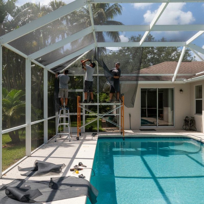 Pool Enclosure Installation