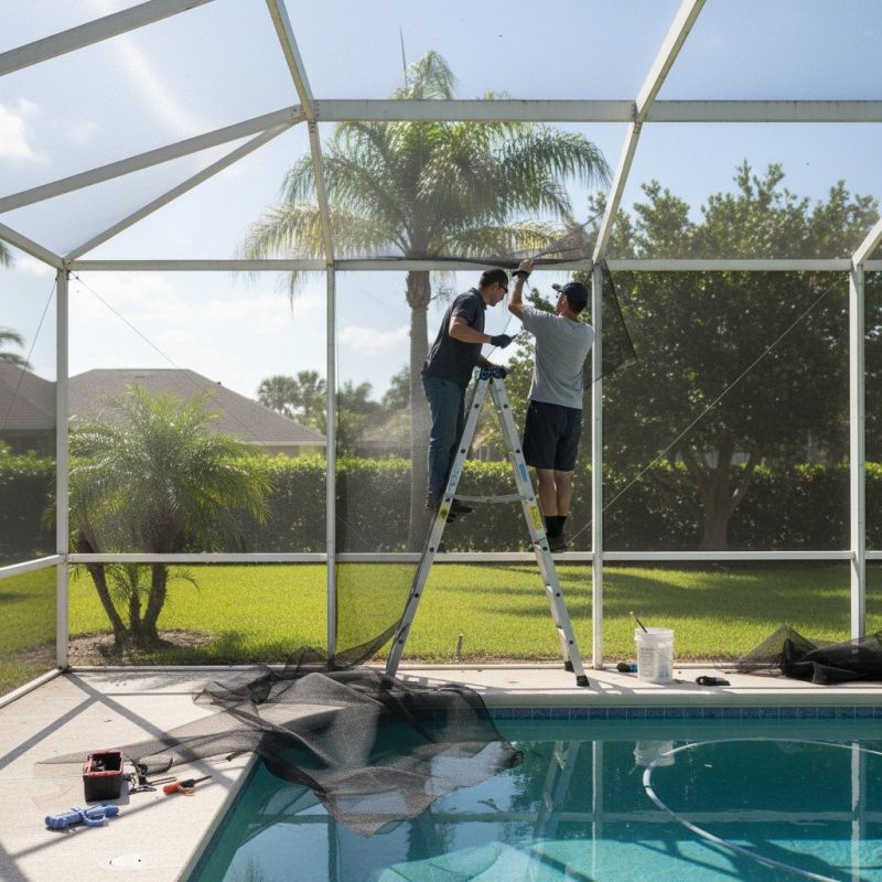 Pool Enclosure Installation